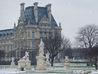 Les Tuileries sous la neige