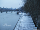 Pont-Neuf sous la neige