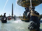 Place de la Concorde, fontaine et oblisque