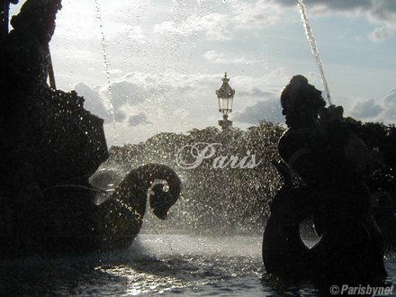 Place de la Concorde, fontaine des fleuves