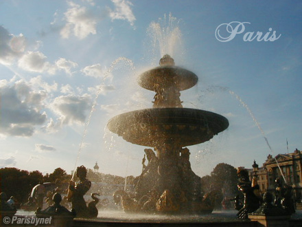 Place de la Concorde, fontaine des fleuves