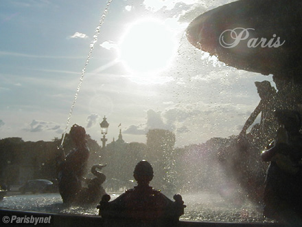 Place de la Concorde, fontaine des fleuves