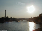 The Eiffel Tower, the river Seine